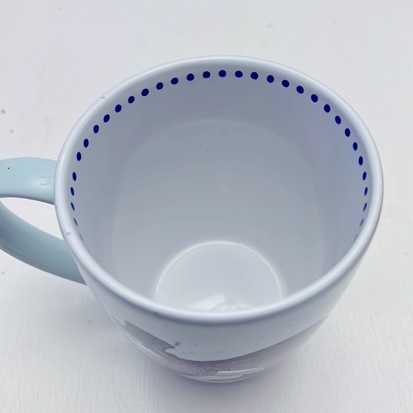 Kensie Home Aqua Blue Speckled Ceramic Coffee Tea Mug Sloth Wearing Top Hat - Picture 5 of 7